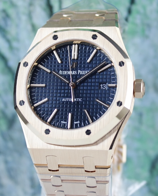 (image for) Unworn Audemars Piguet Royal Oak 18K Rose Gold / 15400OR.00.1220OR.03